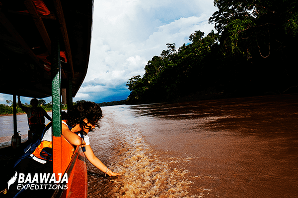 Sailing the Tambopata River